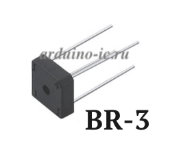 BR302 (3A;200V) (=KBPC102)